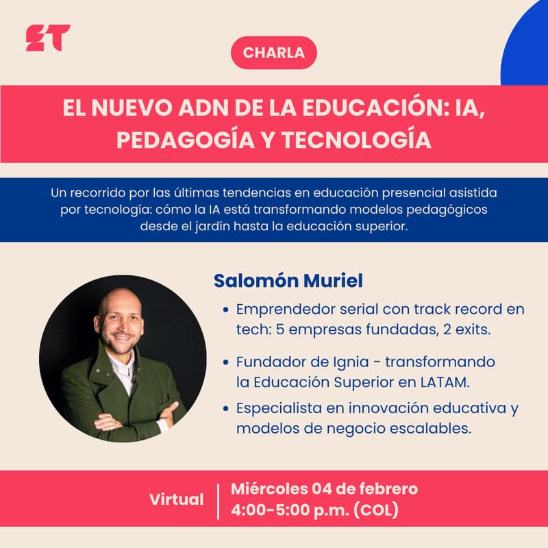 Cover Image for El nuevo ADN de la educación: IA, pedagogía y tecnología