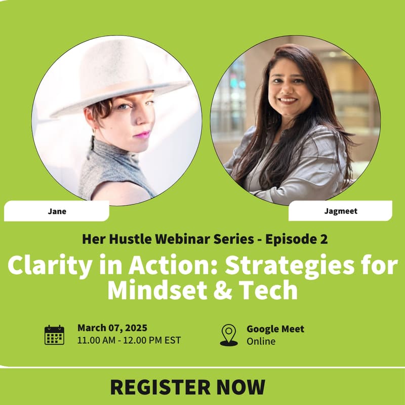 Cover Image for Her Hustle Episode 2: Clarity in Action: Strategies for Mindset & Tech