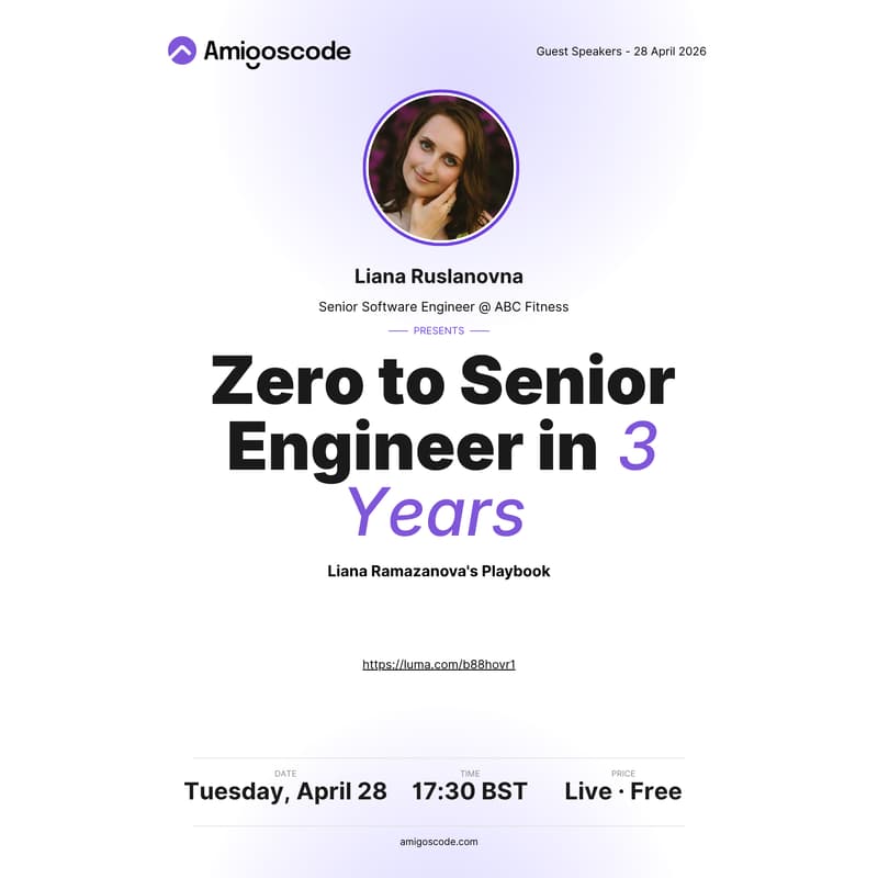 Cover Image for Zero to Senior Engineer in 3 Years