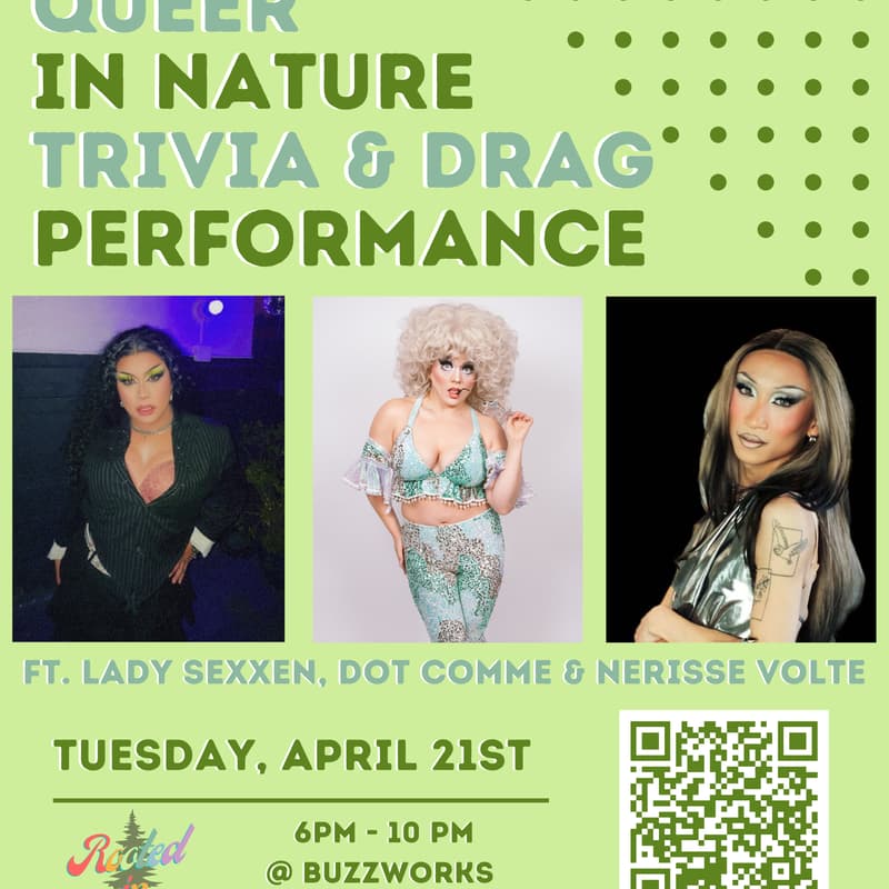 Cover Image for Queer in Nature: Trivia and Drag by Rooted In Rainbows