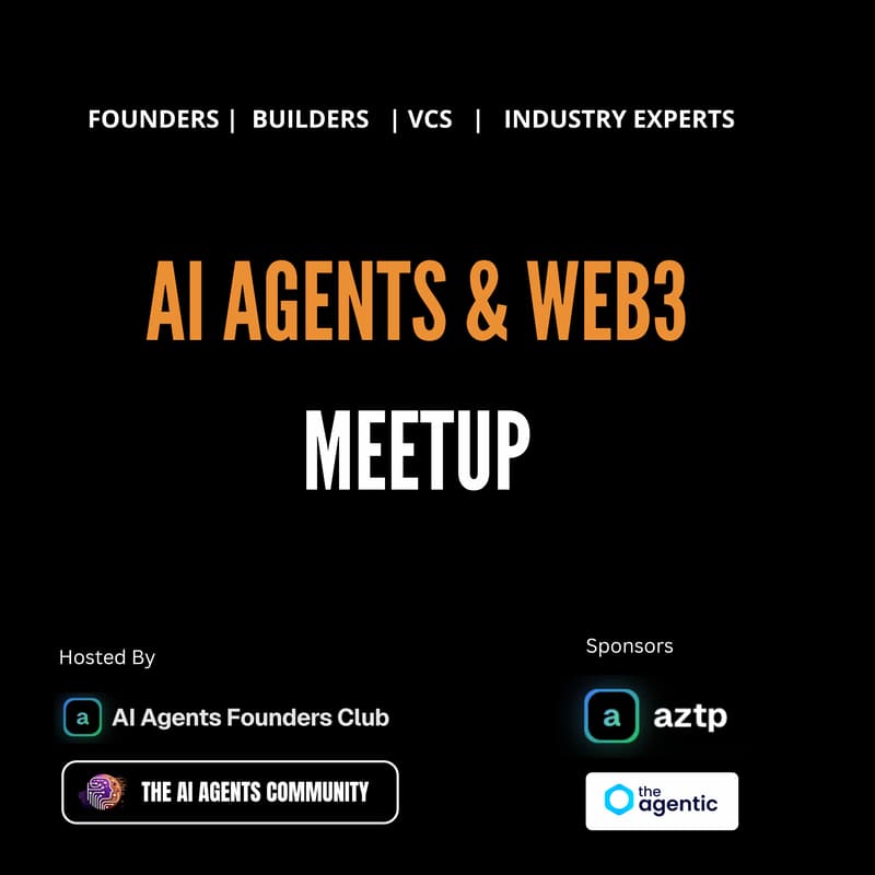 Cover Image for AI Agents & WEB3 Founders and VCs
