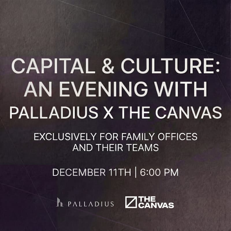 Cover Image for Capital & Culture: An Evening with Palladius x The Canvas
