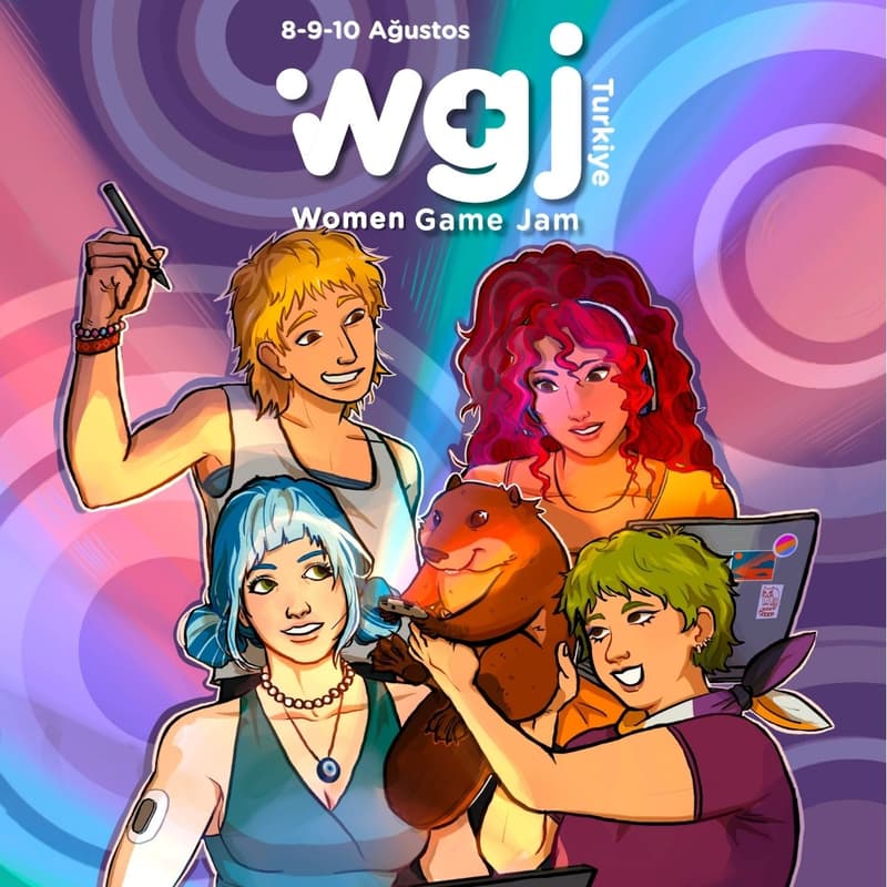 Women Game Jam Türkiye 2025 için kapak görseli