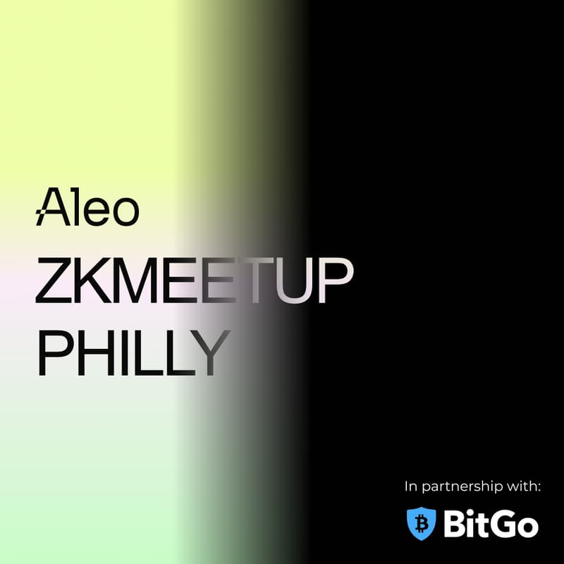 Cover Image for Aleo Philadelphia zkMeetup