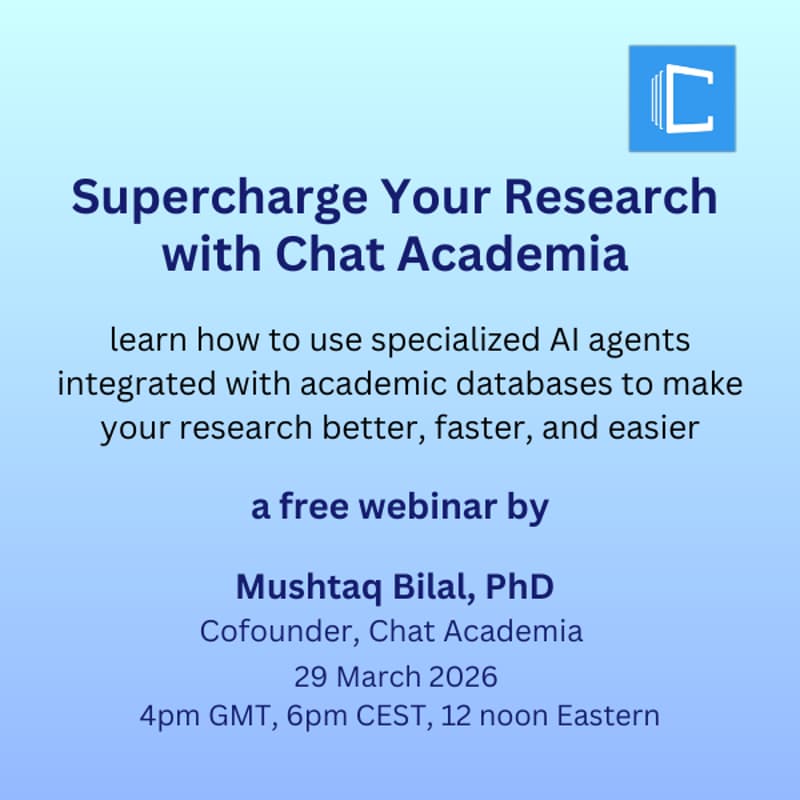 Cover Image for Supercharge Your Research with Chat Academia