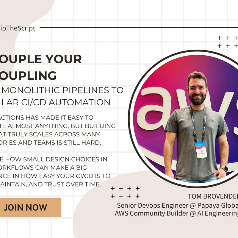 Cover Image for Decouple your Decoupling: From Monolithic Pipelines to Modular CI/CD Automation