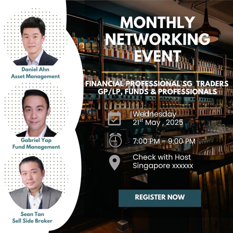 Cover Image for SG Investment Professional Networking Event [Monthly]