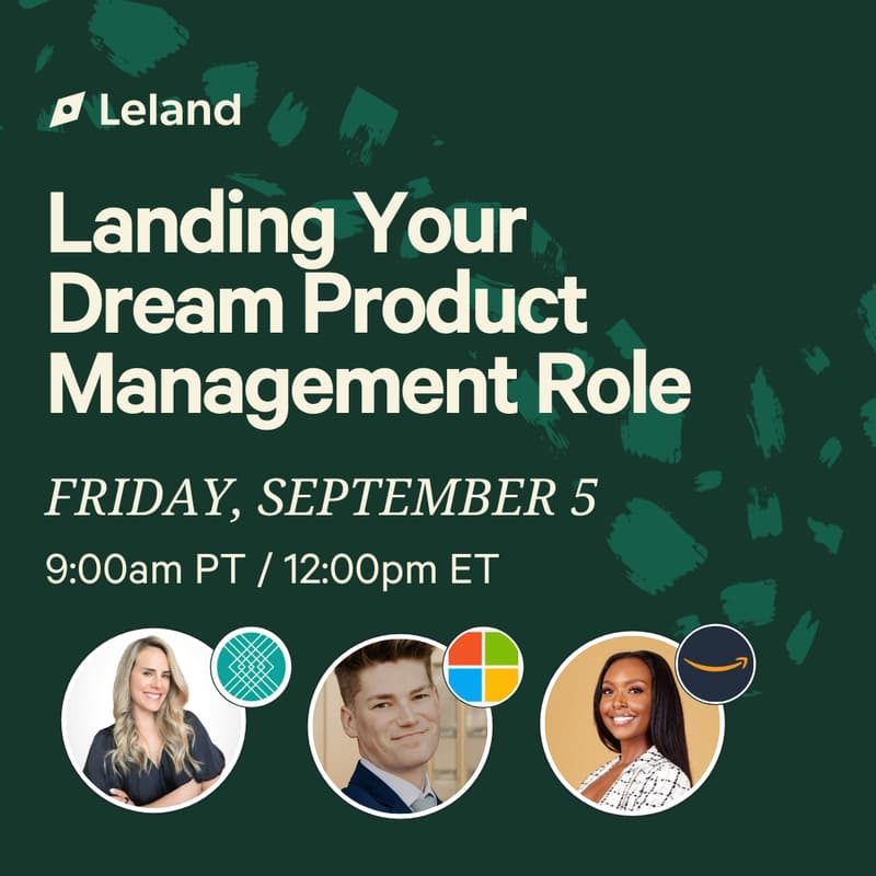 Cover Image for Landing Your Dream Product Management Role