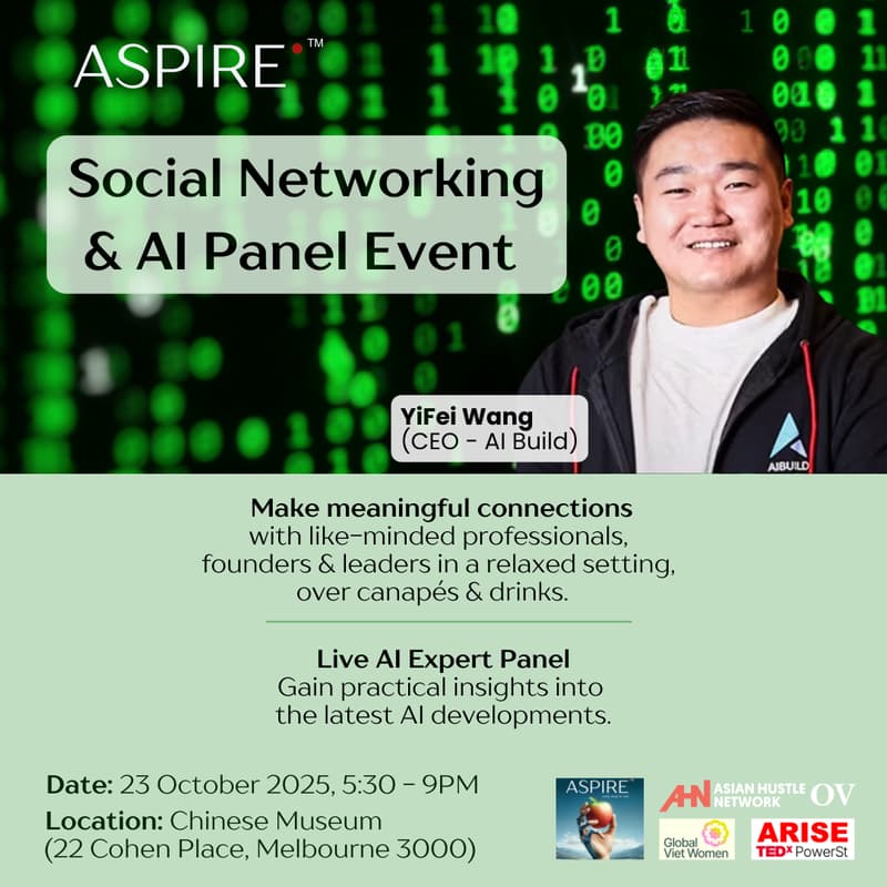 Cover Image for ASPIRE Social Networking & AI Panel Event