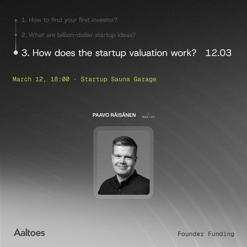 Cover Image for Founder funding 3: How does startup valuation work?