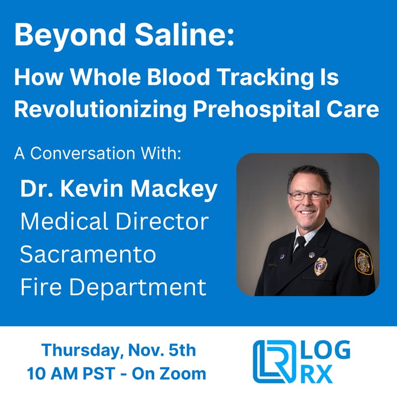 Cover Image for Beyond Saline: How Whole Blood Tracking Is Revolutionizing Prehospital Care