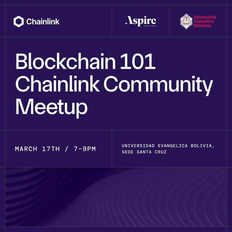 Cover Image for Blockchain 101 – Chainlink Community Meetup