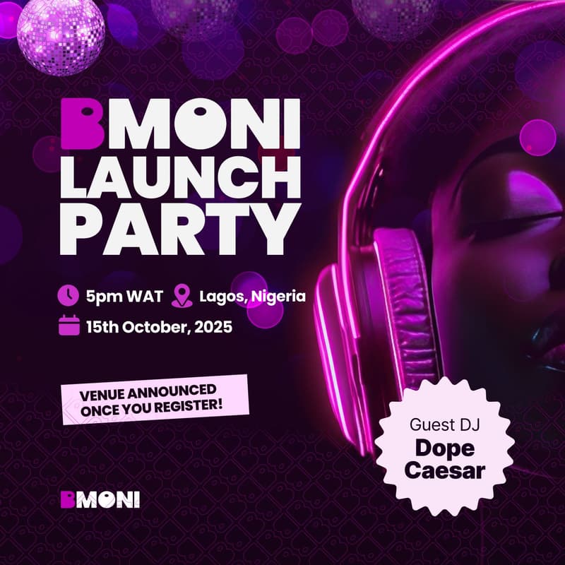 Cover Image for BMONI Launch: The Party