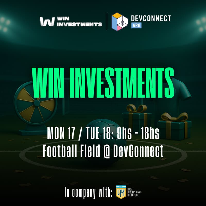 Cover Image for ⚽WIN Football Field Experience @ Devconnect Arg