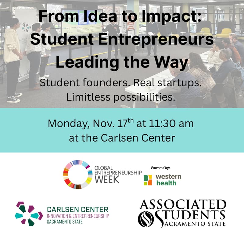 Cover Image for GEW: From Idea to Impact: Student Entrepreneurs Leading the Way
