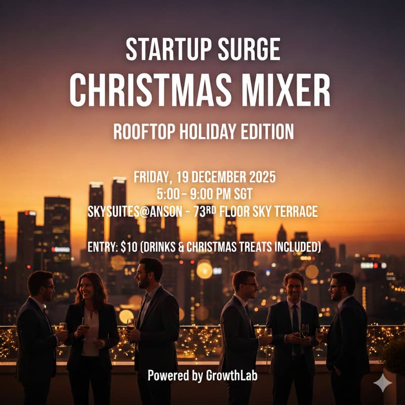 Cover Image for ROOFTOP CHRISTMAS MIXER – Startup Surge Holiday Edition