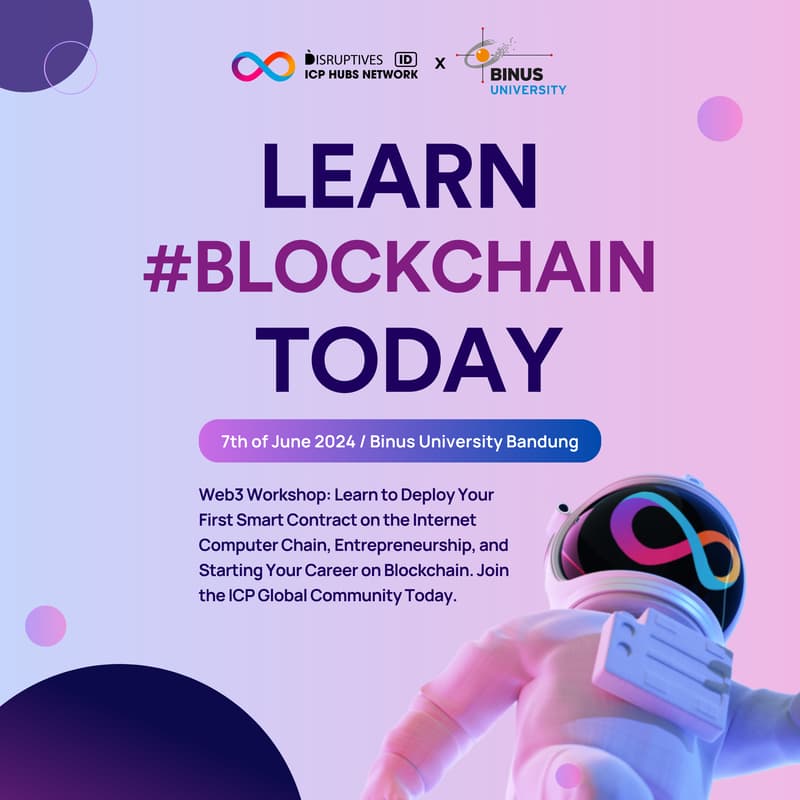 Cover Image for Builder Day: ICP Hub Indonesia at Binus University Bandung