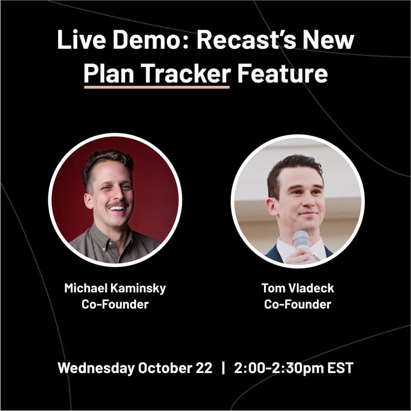 Cover Image for Recast New Feature Demo: Plan Tracker