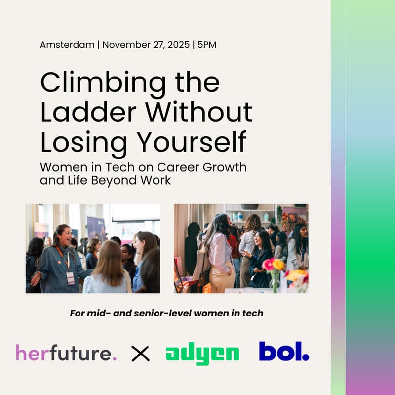 Cover Image for [FULL] Waitlist Only - Climbing the Ladder Without Losing Yourself: Women in Tech on Career Growth and Life Beyond Work