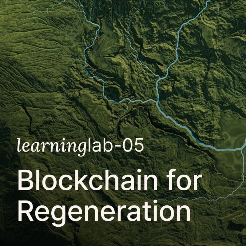 Cover Image for Learning Lab 05: Introduction to Blockchain for Ecological Regeneration