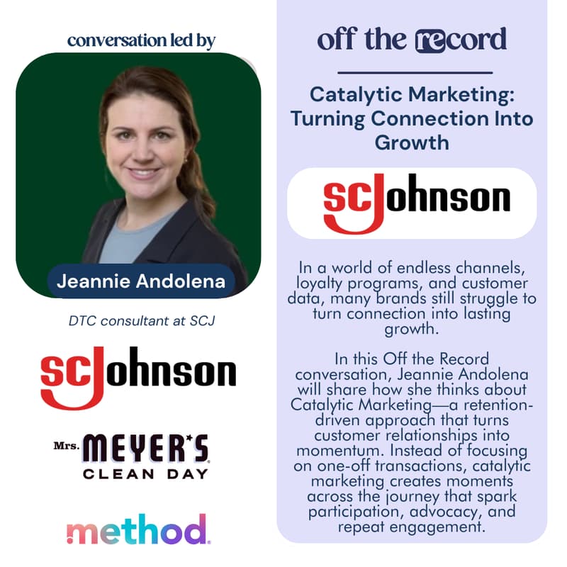 Cover Image for Off the Record Presents: Catalytic Marketing: Turning Connection Into Growth