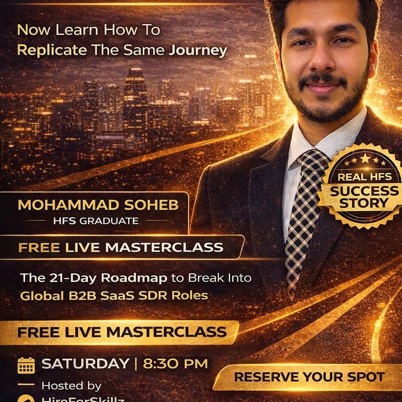 Cover Image for From B2C Sales to High-Paying Global B2B SaaS Roles: Replicate the Same Journey