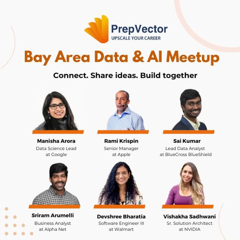 Cover Image for Bay Area Data & AI Meetup by Manisha Arora
