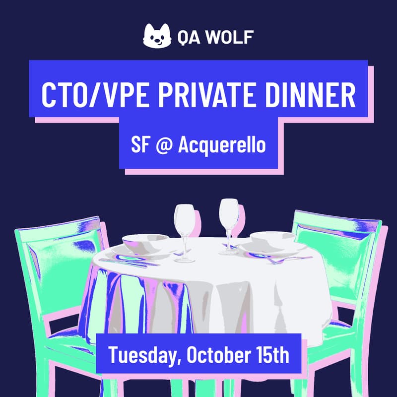 Cover Image for SF CTO/VPE Private Dinner at Acquerello