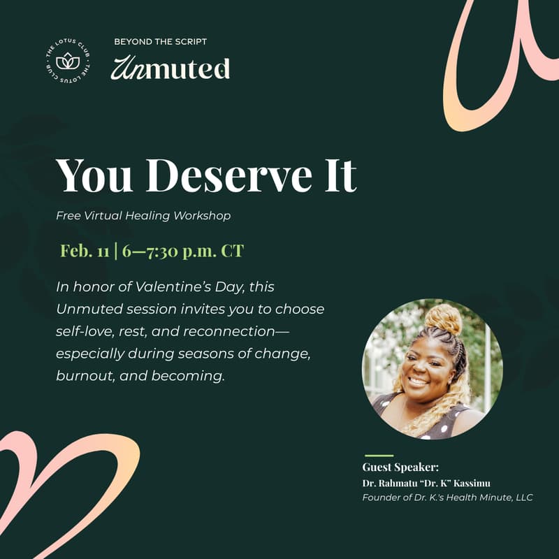 Cover Image for Unmuted: You Deserve It