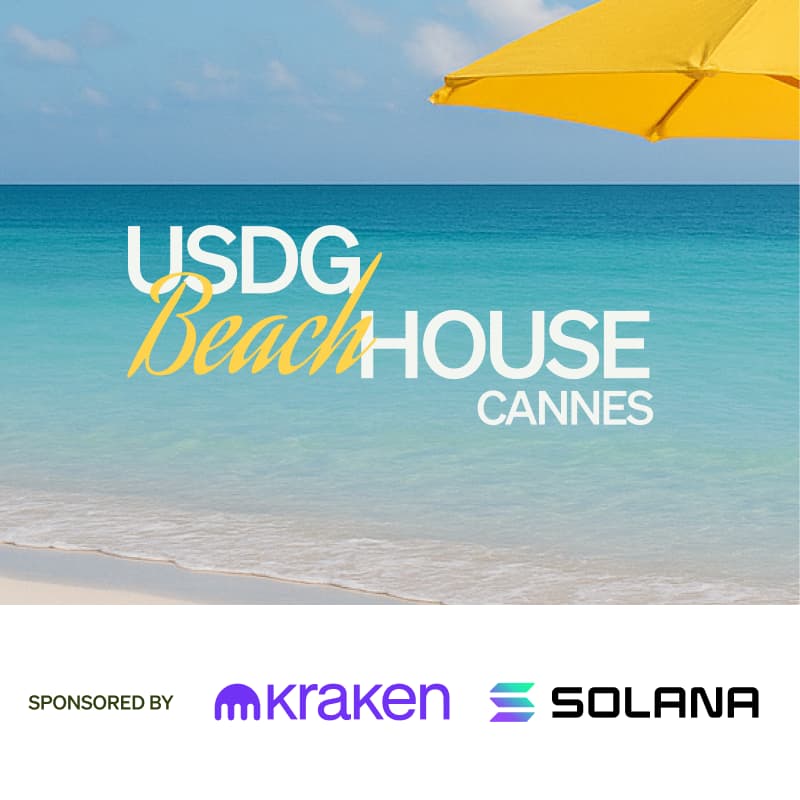 Cover Image for USDG Beach House sponsored by Kraken and Solana