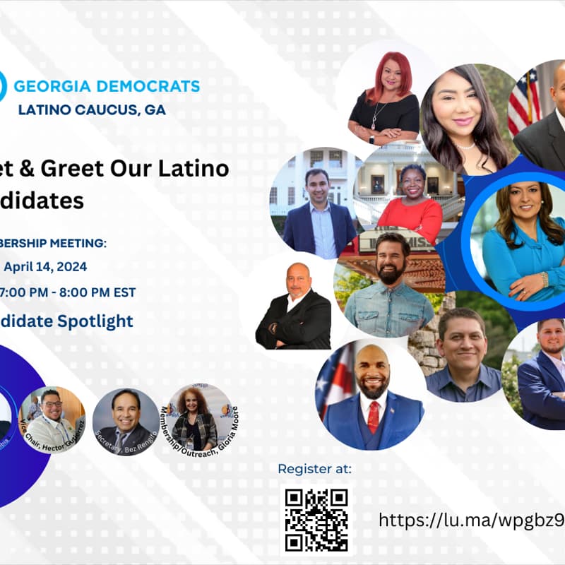 Meet & Greet Our Latino Candidates · Zoom · Luma