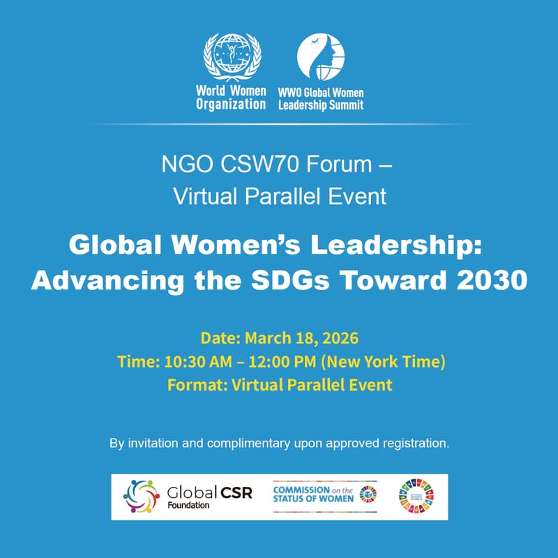 Cover Image for Global Women’s Leadership: Advancing The SDGs Toward 2030