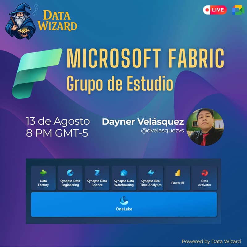 Cover Image for Microsoft Fabric: Grupo de Estudio