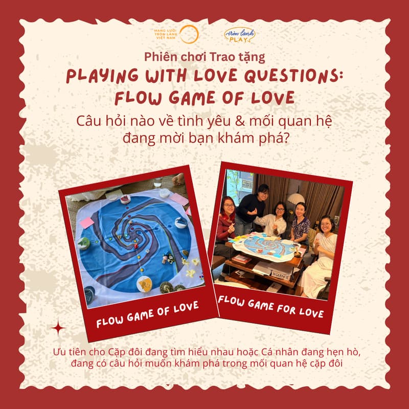 Cover Image for Playing with Love Questions - Flow Game của tình yêu