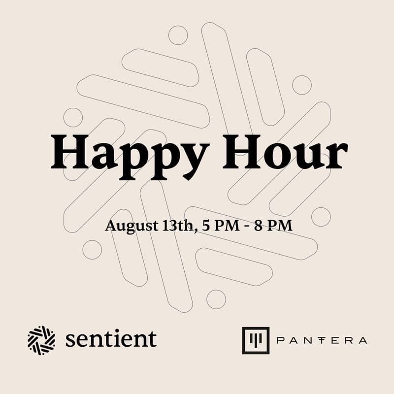 Cover Image for Sentient SF Happy Hour with Pantera Capital