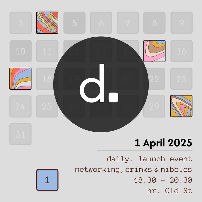 Cover Image for THIS IS NOT AN APRIL FOOL: daily. launch event