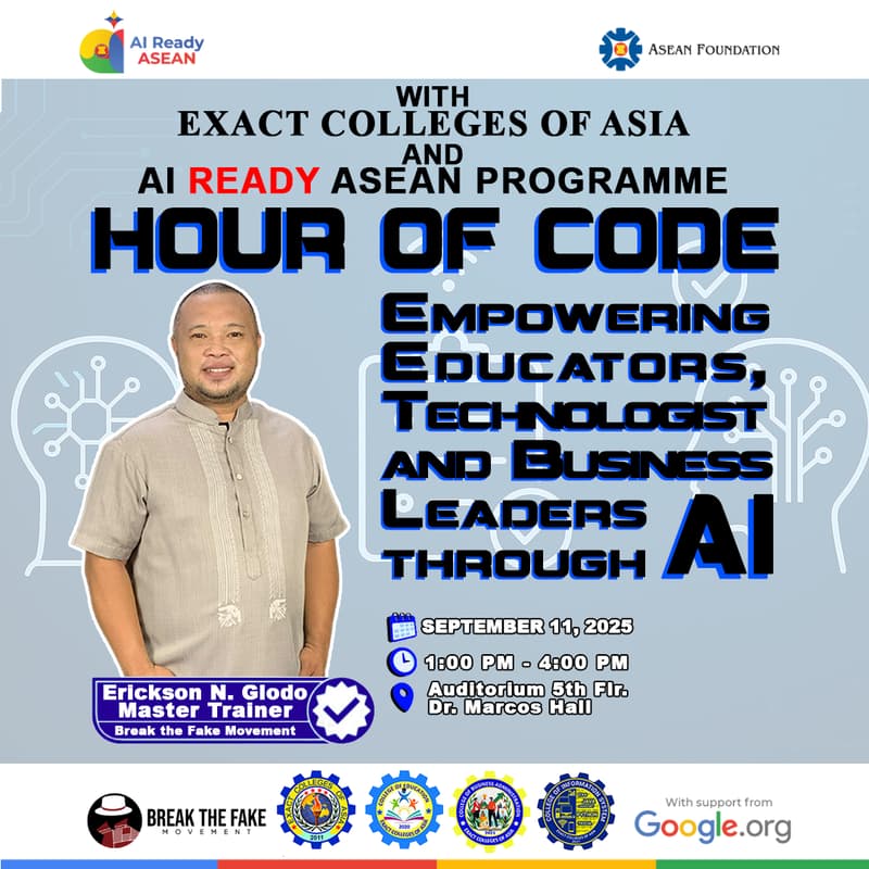 Cover Image for “HOUR OF CODE: Empowering Educators, Technologist and Business Leaders through AI”