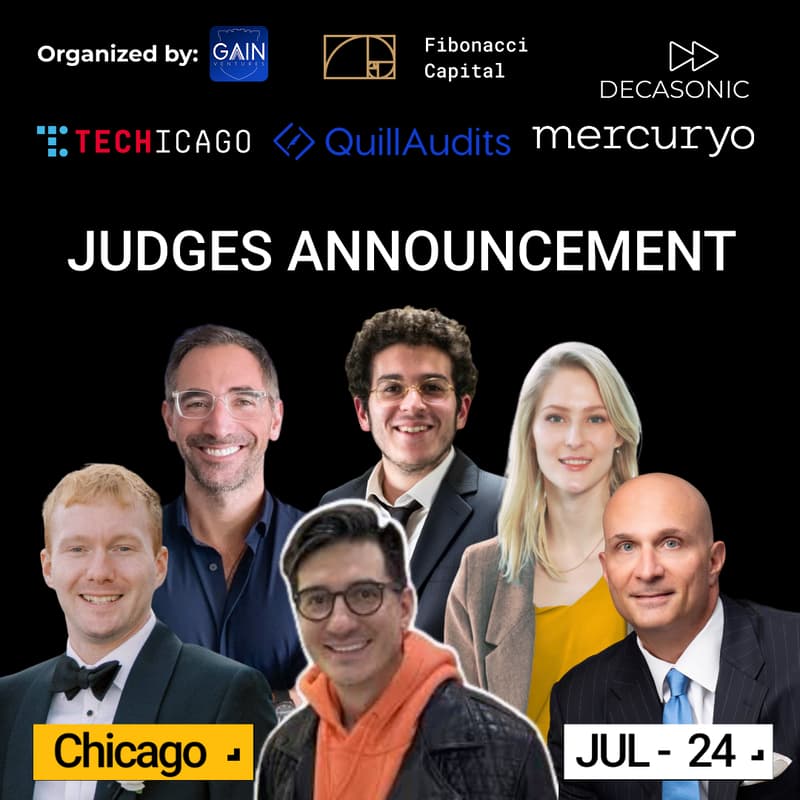 Cover Image for Web3 & AI Pitch Competition & VC networking by Ga^3in Ventures x Fibonacci Capital at Web3 Investors Day in Chicago