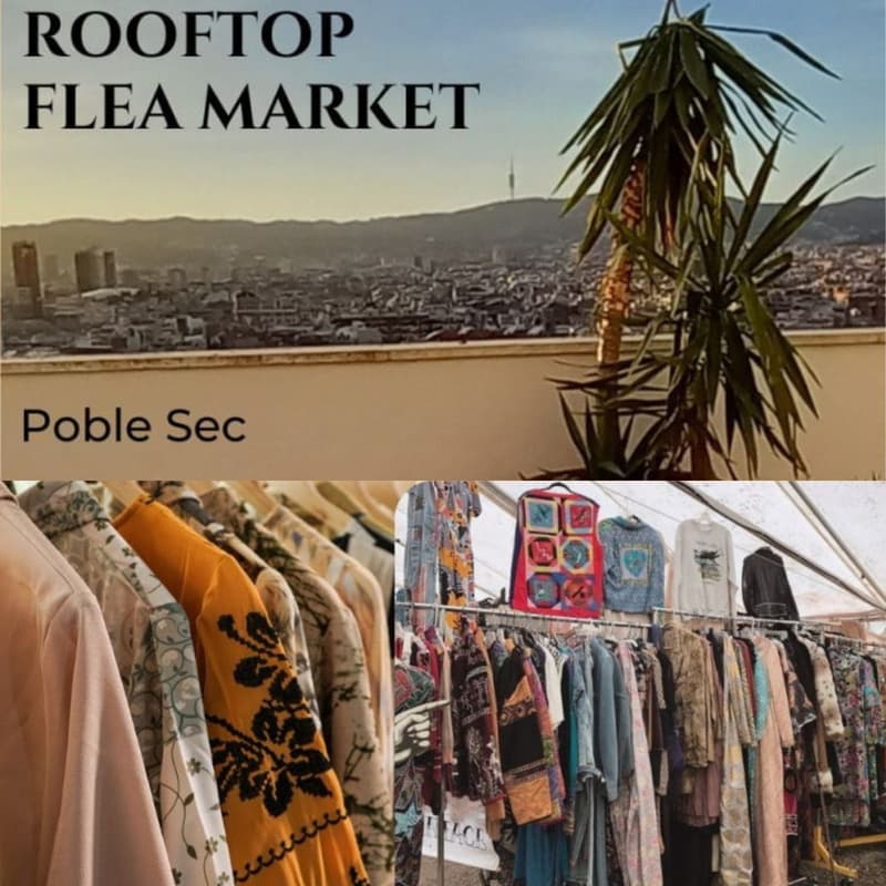 Cover Image for Secret Rooftop + 360 Views + DJ + Flea Market [by Mariell Adventuresome, Nation of Locals, BCN Digital Nomads]
