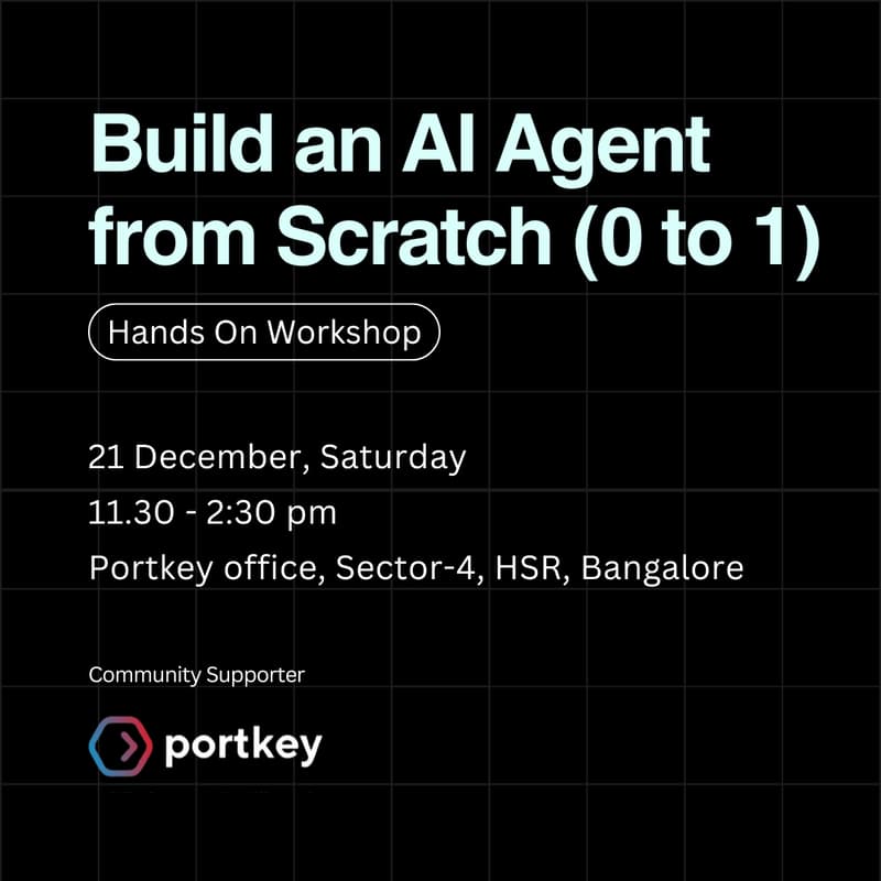 Cover Image for Build an AI Agent from Scratch- A Beginner's Guide