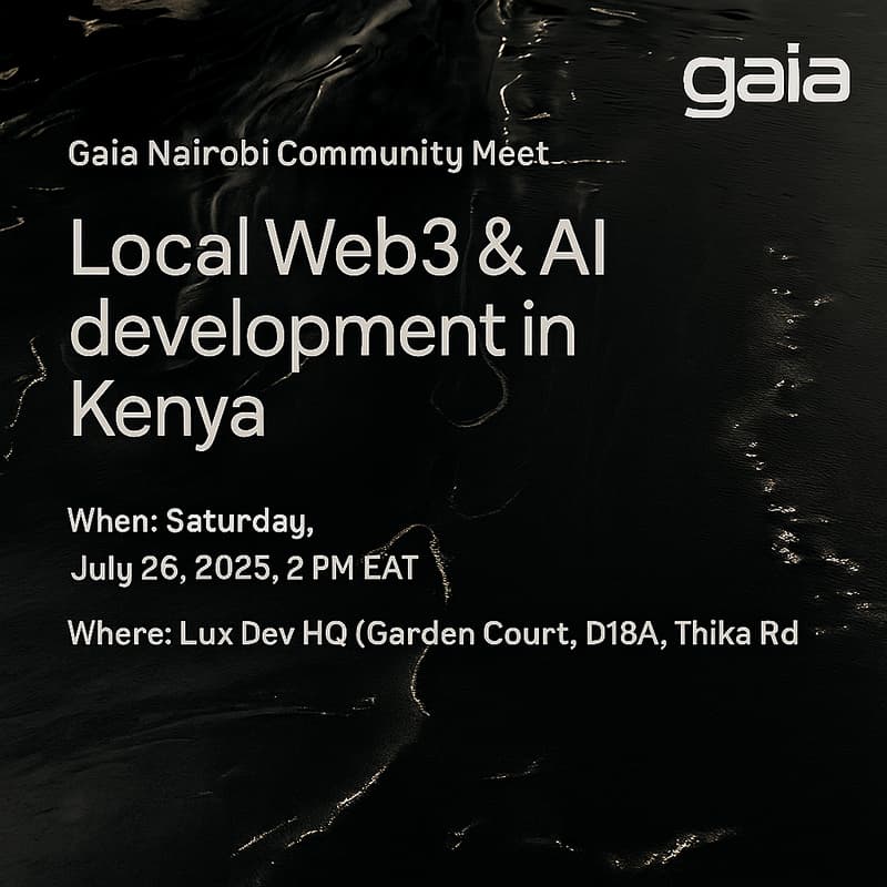 Cover Image for Gaia Nairobi Community Meet