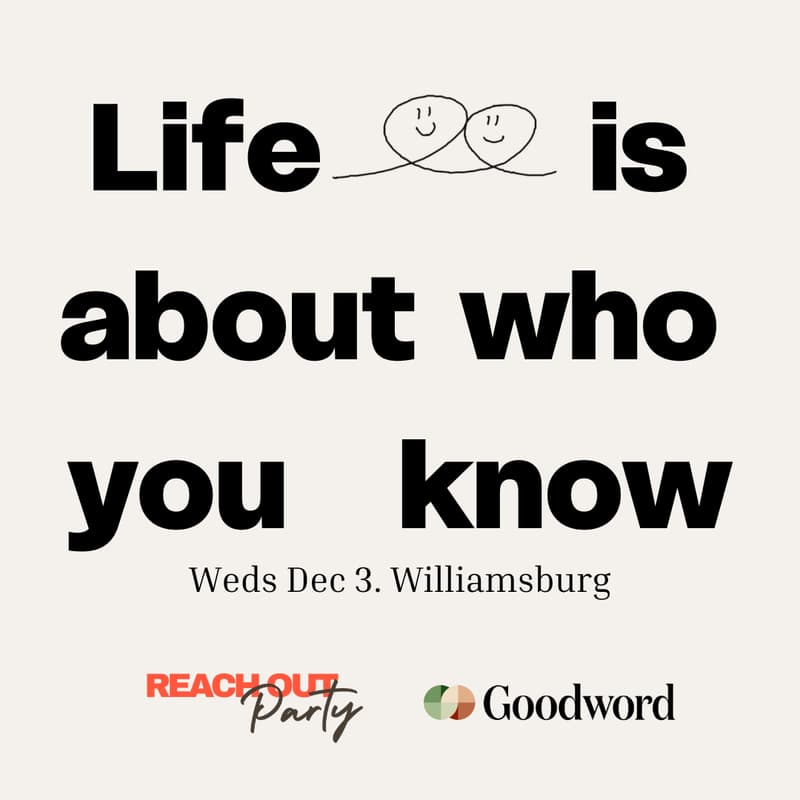 Cover Image for Anti-Networking Party (Wednesday Dec 3)