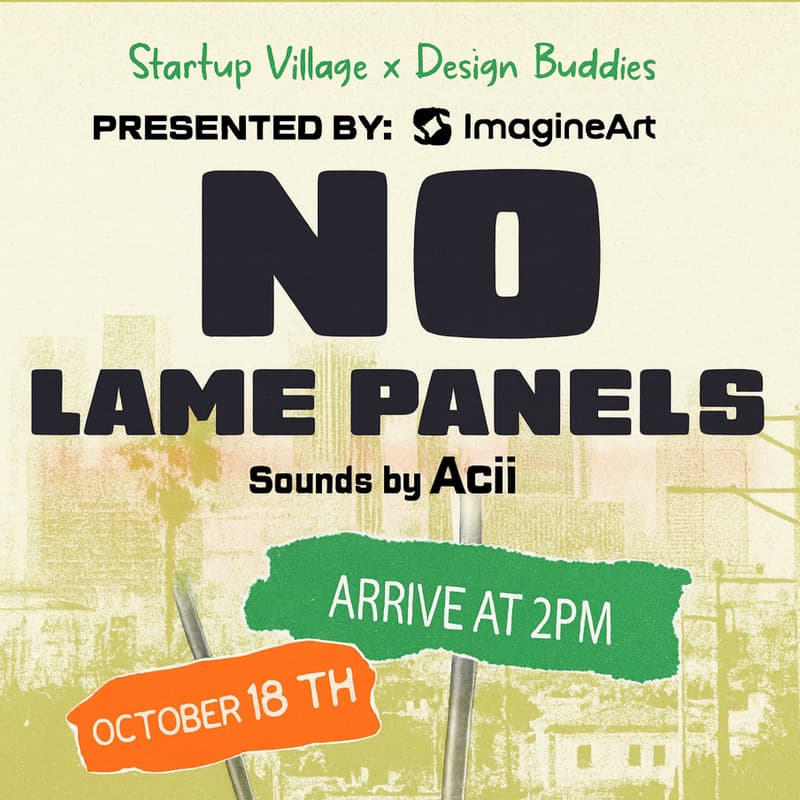 Cover Image for No Lame Panels The Creator X Founder Rooftop Party