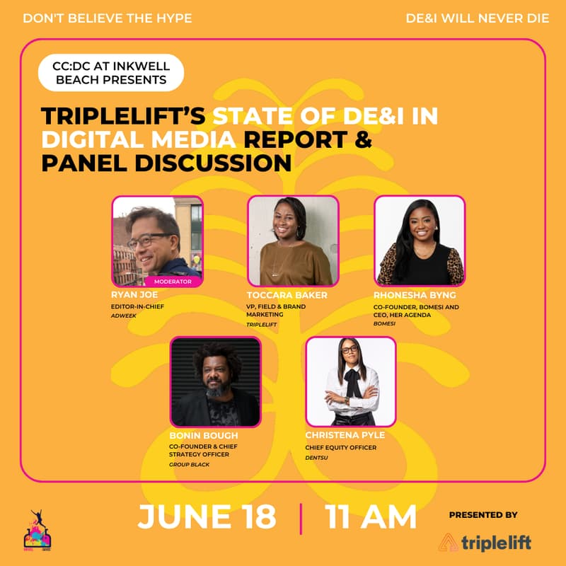 Cover Image for TripleLift’s State of DE&I in Digital Media Report & Panel Discussion