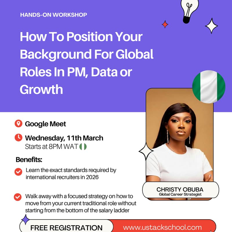 Cover Image for How to Position Your Background for Global Roles in PM, Data, or Growth.