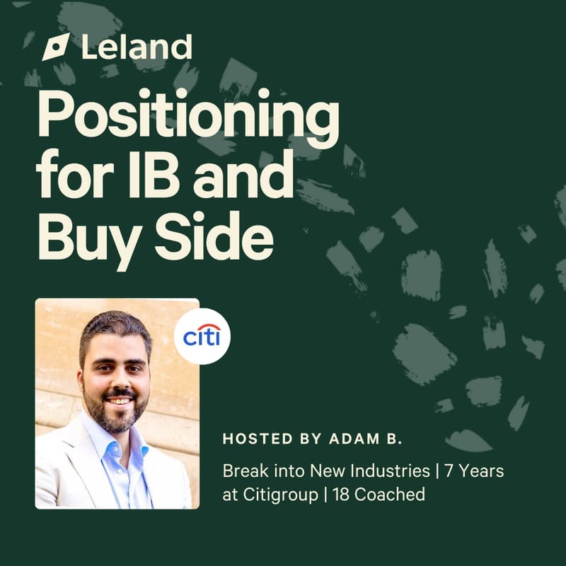 Cover Image for Positioning for IB and Buy Side