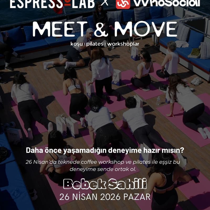 Cover Image for MEET&MOVE | Teknede Pilates & Coffee Workshop #WHOSOCIAL