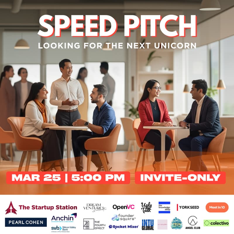 Cover Image for Speed Pitch: Guaranteed 1:1 Meetings With Investors