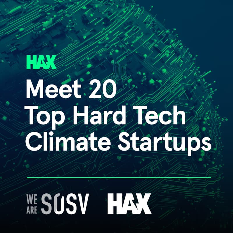 Cover Image for Meet 20 HAX Hard Tech Climate Startups (Investors only)