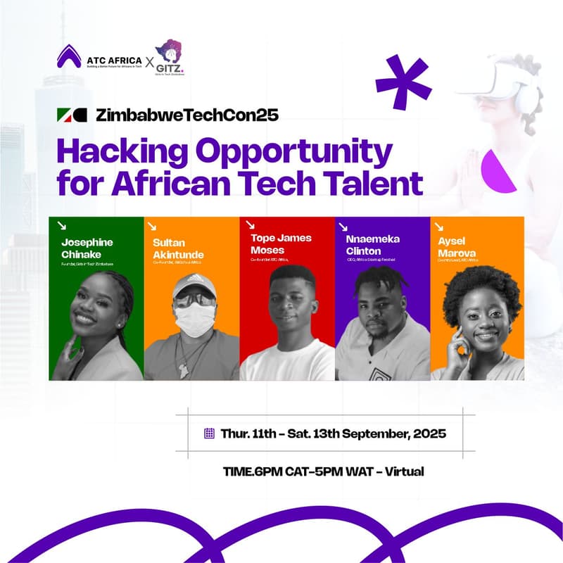 Cover Image for ZimbabweTechCon25- Hacking Opportunityfor African Tech Talent.